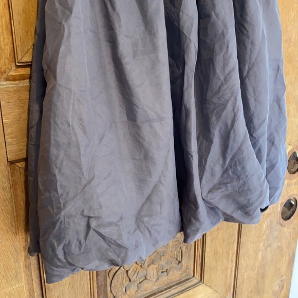 Kristense du Nord silk fold over band skirt gray 3 - Picture 4 of 8